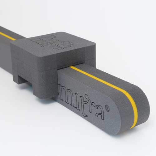 BackMitra Gris-Amarillo + Almohada Gris